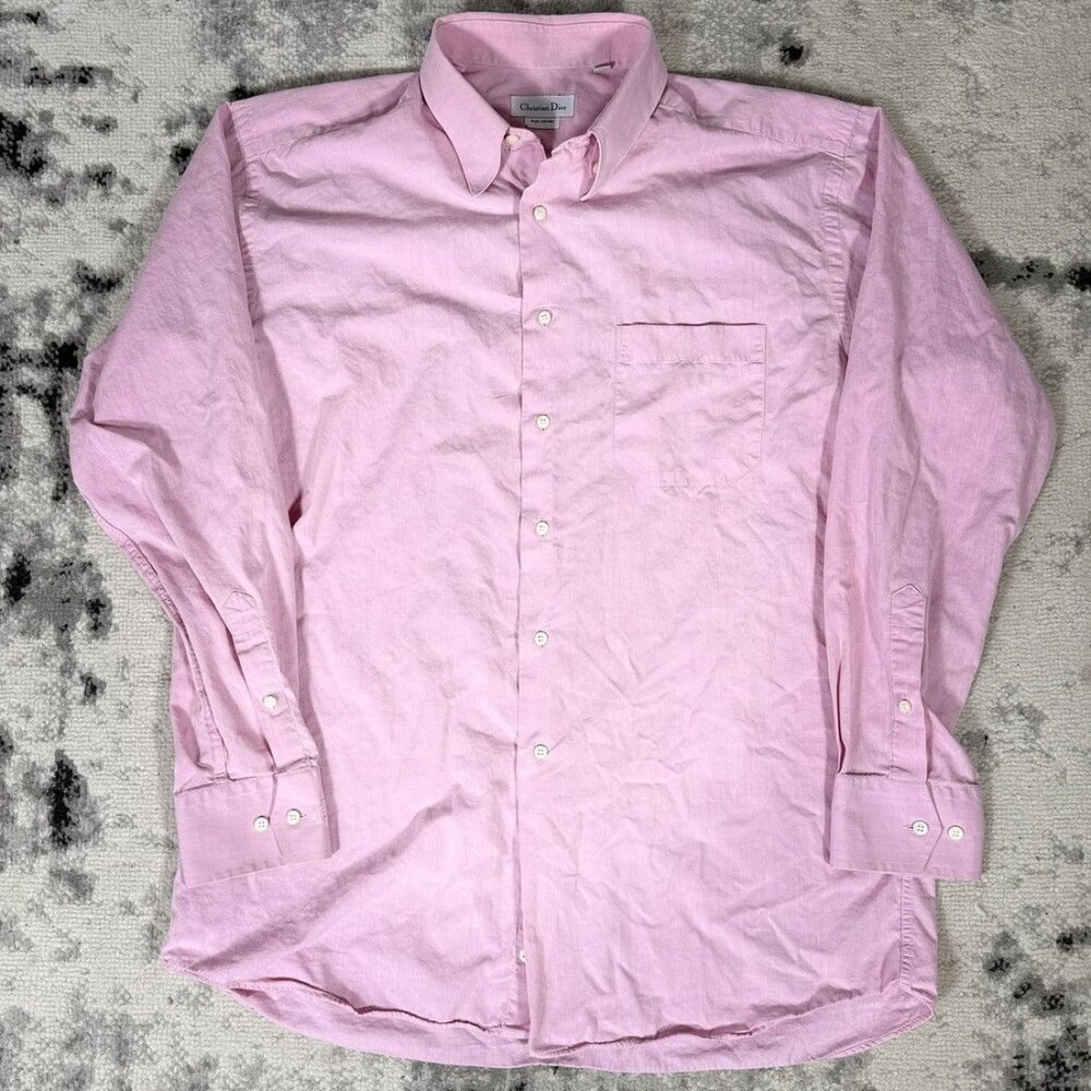 Vintage Christian Dior Pink Button Up Shirt